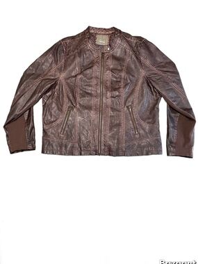 Maurices Faux Leather Jacket Women’s Size 2